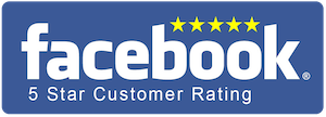 5 star reviews on Facebook